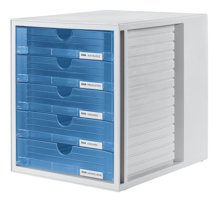 EAN 4012473145061 - HAN 1450-64 bandeja de escritorio/organizador Poliestirol Azul, Gris imagen 1