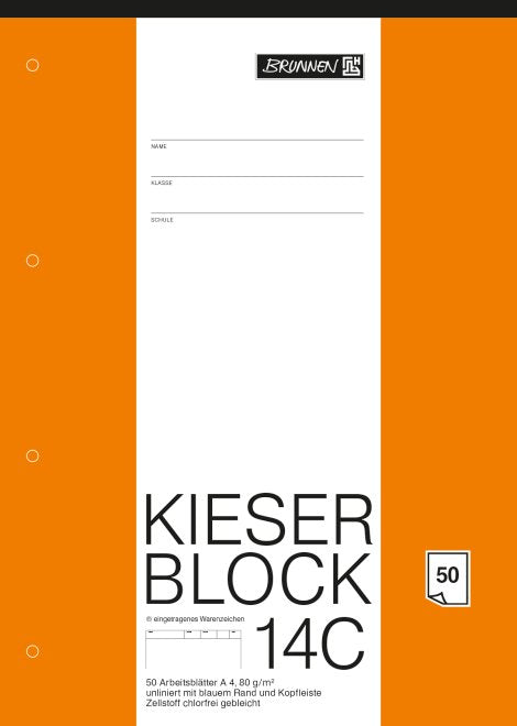 EAN 4003273123649 - Brunnen 1042924 papel de cuaderno 210 x 297 mm (A4) 50 hojas imagen 1