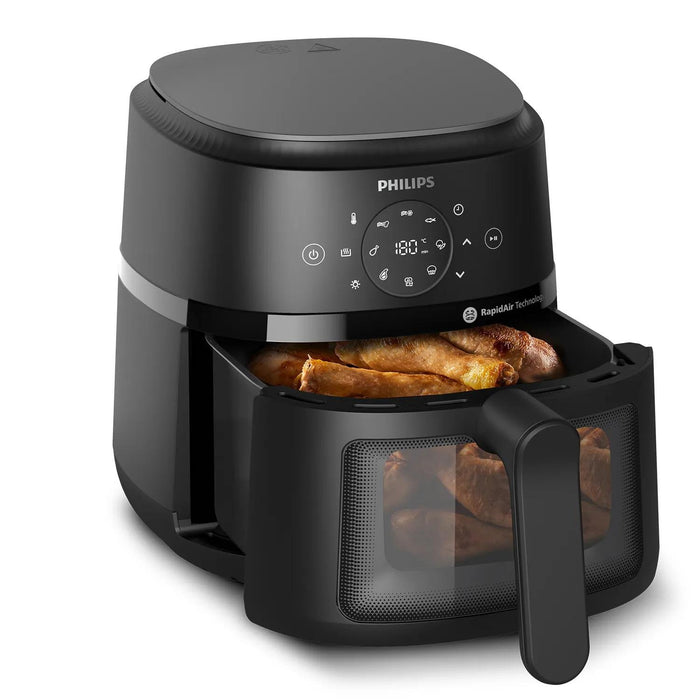 EAN 8720389034848 - Philips 2000 series NA220/00 freidora Sencillo Independiente 1500 W Freidora de aire caliente Negro imagen 3