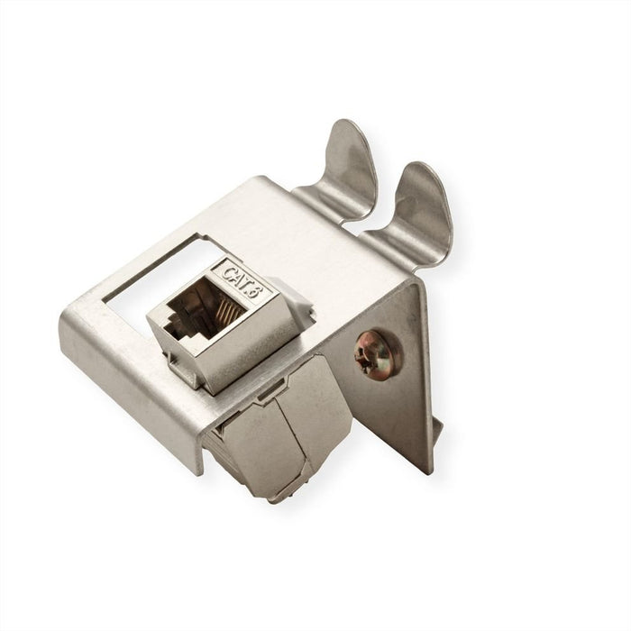EAN 7630049613195 - ROLINE 21.13.1308 cambiador de género para cable 2x Keystones Plata imagen 3