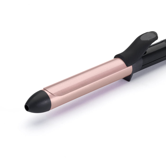 EAN 3030050153644 - BaByliss 25mm Curling Tong Rizador de pelo Caliente Negro, Oro rosado 2,5 m imagen 7