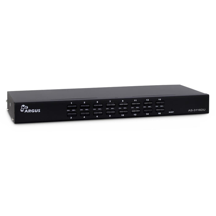 EAN 4260133127876 - Inter-Tech KVM AS-3116DU VGA interruptor KVM Montaje en rack Negro imagen 1