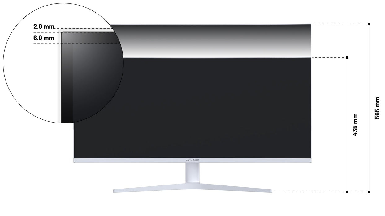 EAN 4589511175811 - JAPANNEXT JN-IPS340UWQHD60C-C65W-HS-W pantalla para PC 86,4 cm (34") 3440 x 1440 Pixeles UltraWide Quad H imagen 6