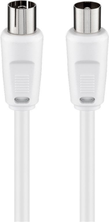 EAN 4040849115110 - Goobay 11511 cable coaxial 2,5 m Blanco imagen 1