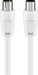 EAN 4040849115110 - Goobay 11511 cable coaxial 2,5 m Blanco imagen 1