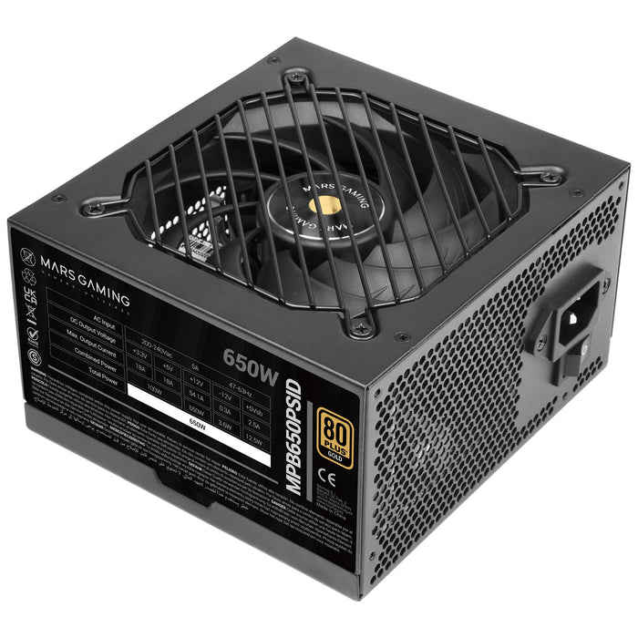 EAN 8435693115403 - Mars Gaming MPB650PSID unidad de fuente de alimentación 650 W Negro imagen 2