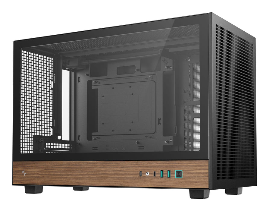 EAN 6933412765653 - DeepCool CH260 WOOD Micro Torre Negro, Madera imagen 3