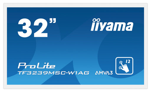 EAN 4948570118038 - iiyama TF3239MSC-W1AG pantalla de señalización 80 cm (31.5") LED 500 cd / m² Full HD Blanco Pantalla táct imagen 2