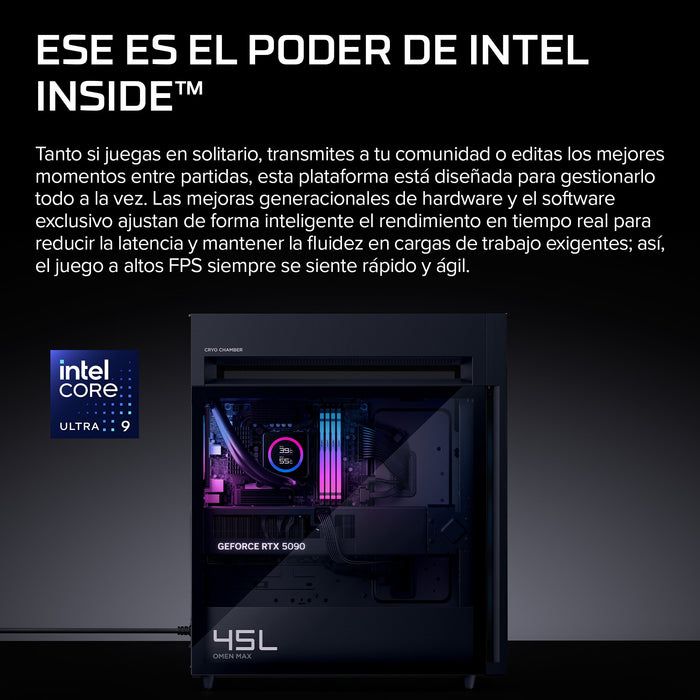 EAN 821844753033 - HP HyperX OMEN MAX 45L Gaming Desktop GT24-0001ns PC Intel Core Ultra 7 32 GB DDR5-SDRAM NVIDIA GeForce RT imagen 8