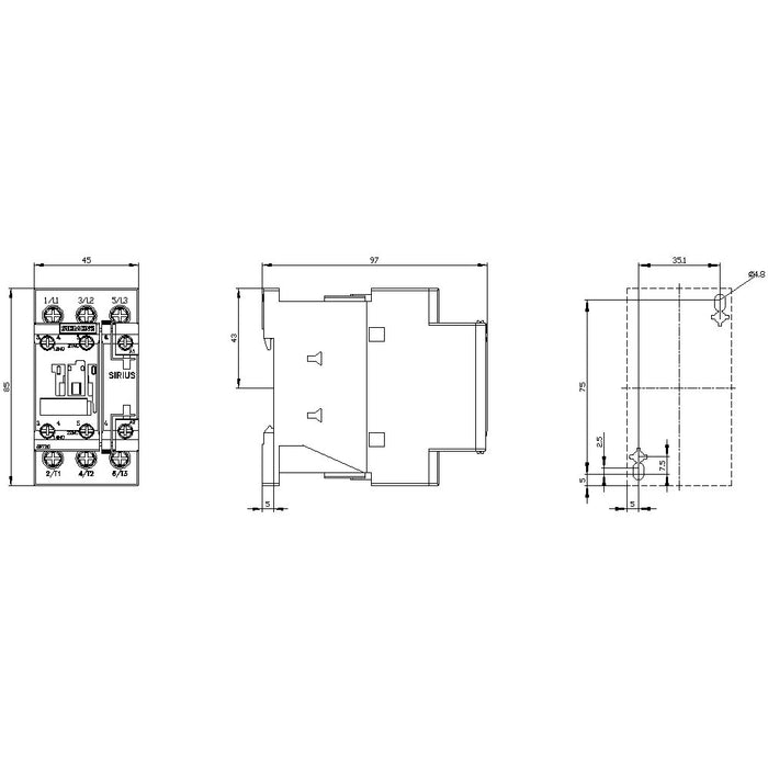 EAN 4011209790148 - Siemens 3RT2026-1AP00 contactor eléctrico imagen 4