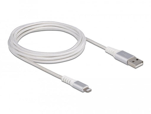 EAN 4043619830039 - DeLOCK 83003 cable de teléfono móvil Plata, Blanco USB A Lightning imagen 1