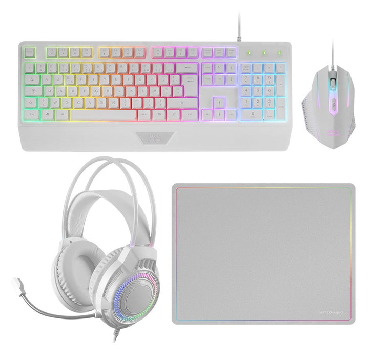 EAN 8435693108481 - Mars Gaming MCP124PRO teclado Ratón incluido Juego USB AZERTY imagen 1