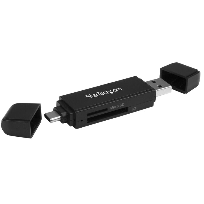 EAN 0065030868181 - StarTech.com SDMSDRWU3AC lector de tarjeta USB 3.2 Gen 1 (3.1 Gen 1) Type-A/Type-C Negro imagen 2