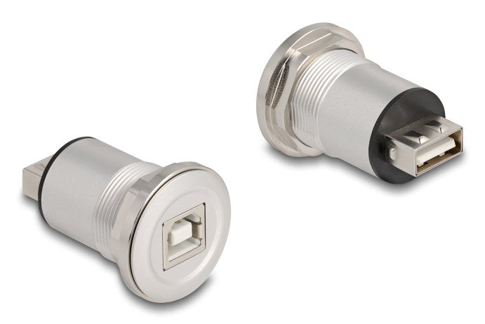 EAN 4043619881949 - DeLOCK 88194 toma de corriente Type B + USB Type A Negro, Plata imagen 1