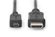 EAN 4016032320784 - Digitus DB-330109-020-S cable HDMI 2 m HDMI tipo D (Micro) Negro imagen 2