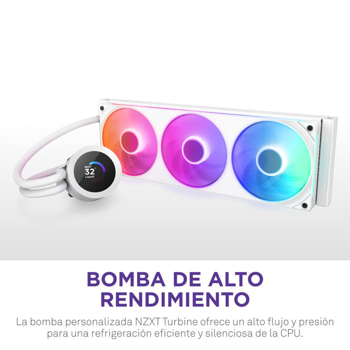 EAN 5056547205267 - NZXT Kraken Plus 360 RGB Procesador Sistema de refrigeración líquida todo en uno Blanco 1 pieza(s) imagen 3