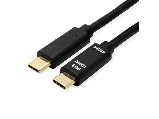 EAN 7630049624931 - VALUE 11.99.8308 cable USB USB 2.0 1 m USB C Negro imagen 1