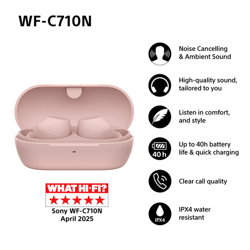 EAN 4548736164314 - Sony U.K. WFC710NP.CE7 auricular y casco Auriculares True Wireless Stereo (TWS) Dentro de oído Música/uso imagen 2