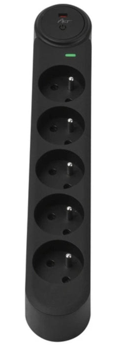 EAN 5906721173007 - ART F2110 base múltiple 3 m 5 salidas AC Interior Negro imagen 9
