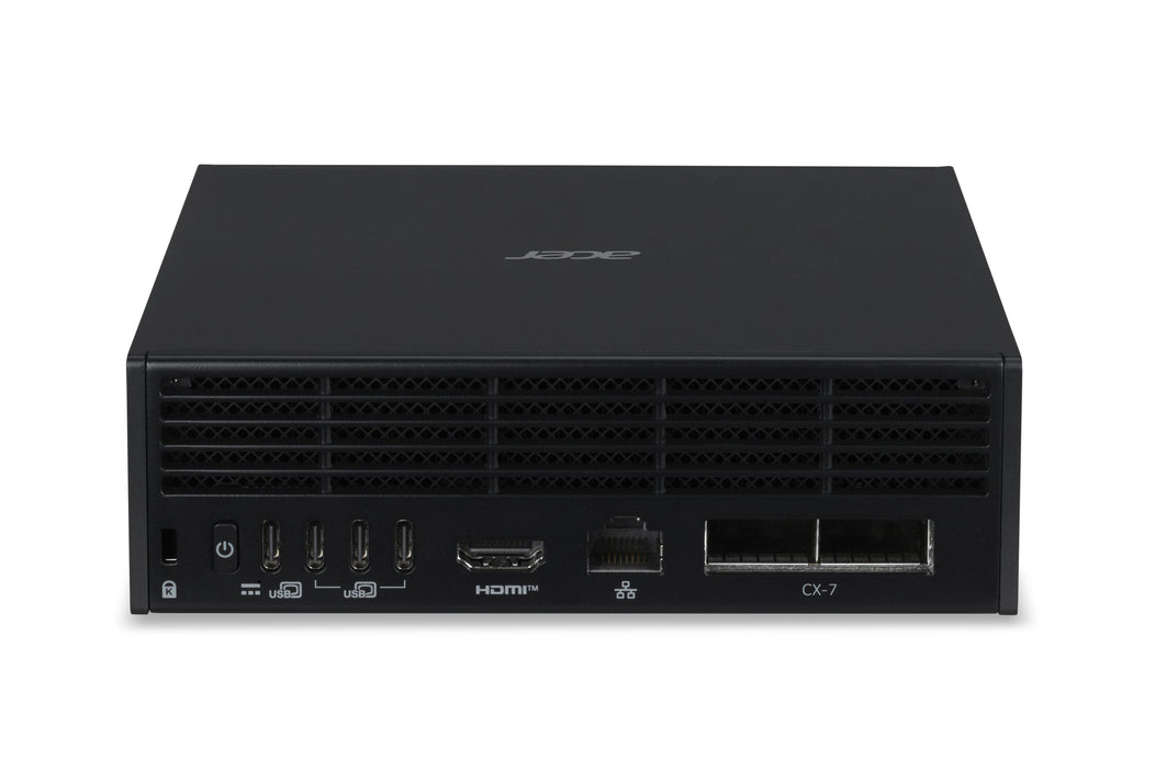 EAN 4711474835086 - Acer Veriton VGN100 GB10 128 GB LPDDR5x-SDRAM 4 TB SSD DGX OS Mini PC Puesto de trabajo Negro, Gris imagen 6