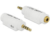EAN 4043619655908 - DeLOCK 65590 cambiador de género para cable 3.5mm Blanco imagen 1