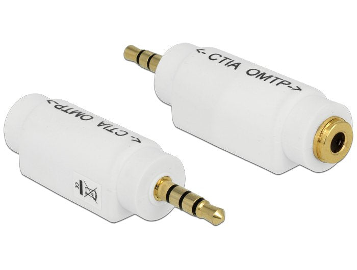 EAN 4043619655908 - DeLOCK 65590 cambiador de género para cable 3.5mm Blanco imagen 1
