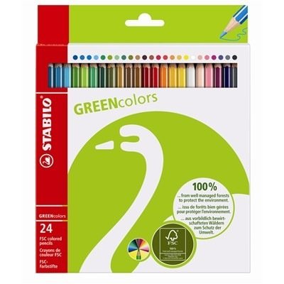 EAN 4006381390682 - STABILO GREENcolors Farbstifte Multicolor 24 pieza(s) imagen 1