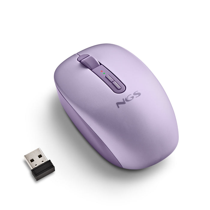 EAN 8435430629071 - NGS FOG DUAL PURPLE ratón Universal Ambidextro RF Wireless + Bluetooth 1600 DPI imagen 2