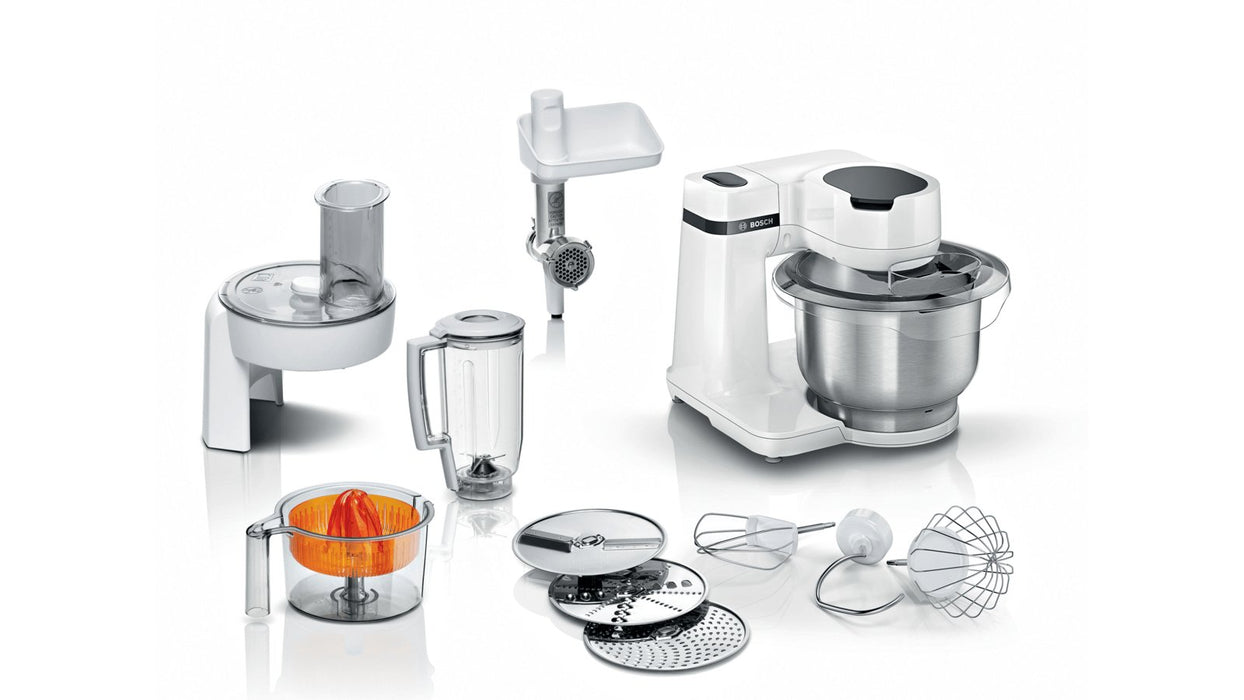EAN 4242005252343 - Bosch Serie 2 MUMS2EW40 robot de cocina 700 W 3,8 L Blanco imagen 1