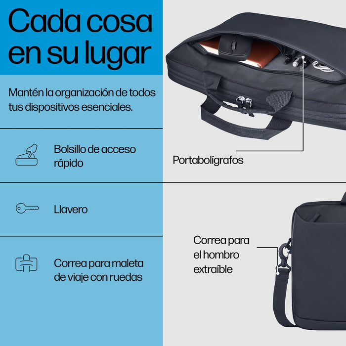 EAN 0198122602063 - HP Everyday 14 Odyssey Gray Laptop Briefcase 35,8 cm (14.1") Gris imagen 4