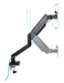 EAN 8433281015449 - TooQ DB1334TNR-B soporte para monitor 86,4 cm (34") Escritorio Negro imagen 2