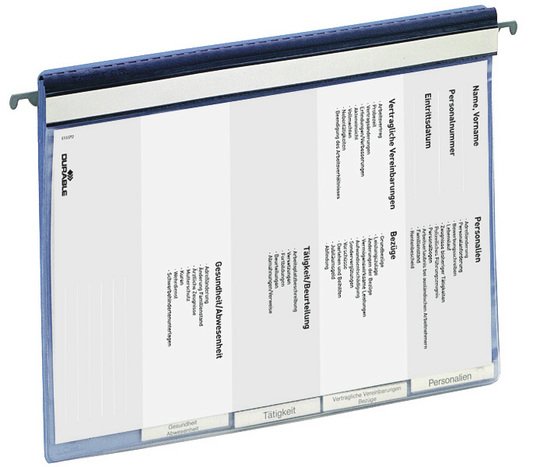 EAN 4005546269016 - Durable 2555 archivador colgante A4 Azul 1 pieza(s) imagen 1