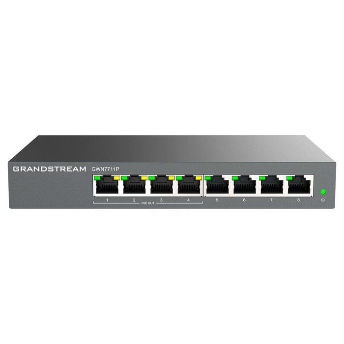 EAN 6947273704980 - Grandstream Networks GWN7711P switch Gestionado L2 Gigabit Ethernet (10/100/1000) Energía sobre Ethernet  imagen 1