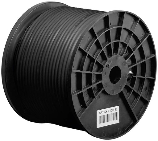 EAN 4040849671036 - Goobay 67103 cable coaxial 100 m Negro imagen 2