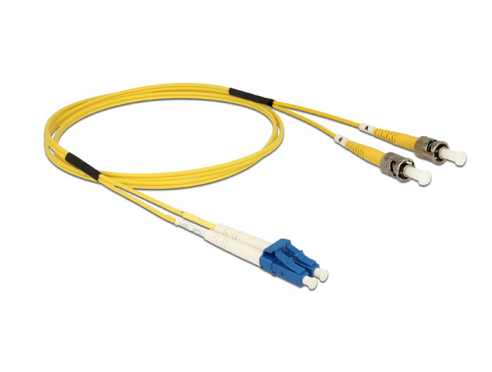 EAN 4043619846115 - DeLOCK 84611 Cable de fibra óptica e InfiniBand 1 m LC ST Amarillo imagen 1