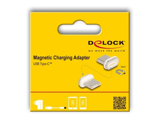 EAN 4043619665884 - DeLOCK 66588 cambiador de género para cable magnet USB C Oro, Blanco imagen 2