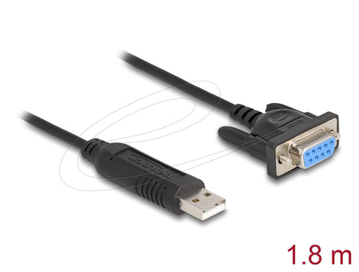EAN 4043619673827 - DeLOCK 67382 cable USB USB 2.0 1,8 m USB A Negro imagen 1