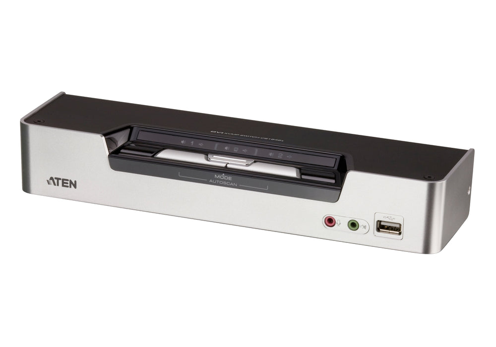 EAN 0672792004261 - ATEN CS1642A interruptor KVM Montaje en rack Negro, Plata imagen 1
