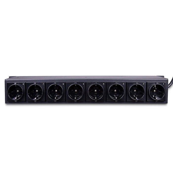 EAN 4002888730259 - Lindy 73025 unidad de distribución de energía (PDU) 8 salidas AC 1.5U Negro imagen 3