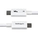 EAN 65030920612 - StarTech.com TBLT5MM50CM240WWH cable Thunderbolt 0,5 m 120 Gbit/s imagen 3
