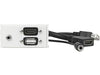 EAN 5712505309230 - Vivolink WI221281 toma de corriente HDMI + USB A + 3,5mm Blanco imagen 1