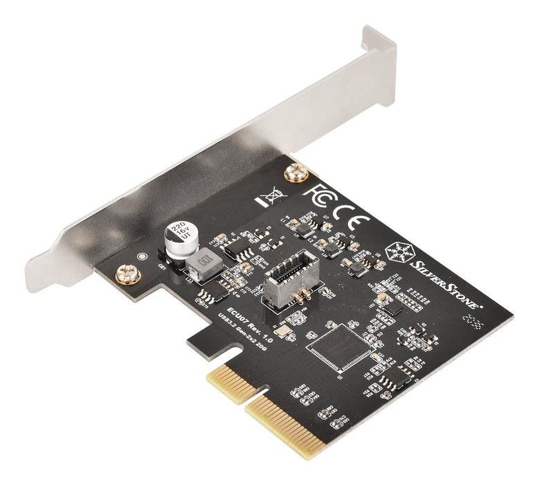 EAN 4710679811444 - Silverstone ECU07 tarjeta y adaptador de interfaz Interno USB 3.2 Gen 2x2 Type-C imagen 12