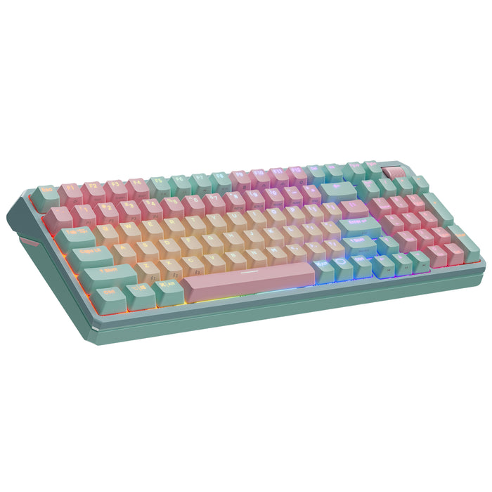 EAN 4719512138069 - Cooler Master Peripherals MK770 teclado Universal USB + RF Wireless + Bluetooth QWERTY Francés Turquesa imagen 1