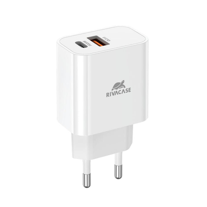 EAN 4260709013244 - Rivacase PS4102 W00 cargador de dispositivo móvil Universal Blanco Corriente alterna Carga rápida Interio imagen 1