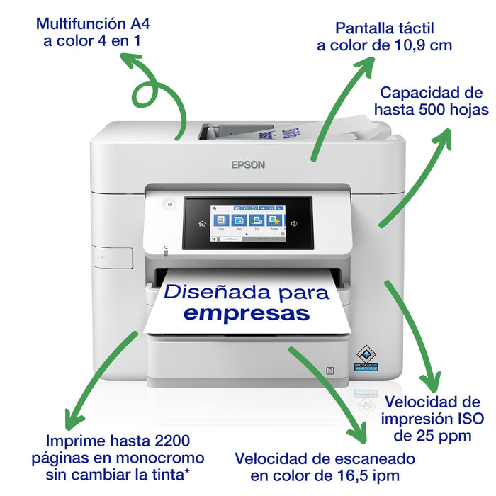 EAN 8715946701554 - Epson WorkForce Pro WF-C4810DTWF Inyección de tinta A4 4800 x 2400 DPI 36 ppm Wifi imagen 9