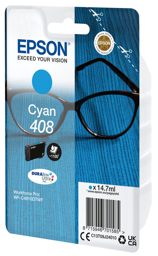 EAN 8715946701585 - Epson C13T09J24010 cartucho de tinta 1 pieza(s) Original Rendimiento estándar Cian imagen 1