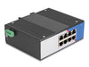 EAN 4043619801633 - DeLOCK 80163 switch Gigabit Ethernet (10/100/1000) DIN rail Negro imagen 2