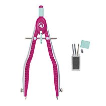 EAN 4008110408569 - Herlitz 11122348 compás Cian, Rosa imagen 2
