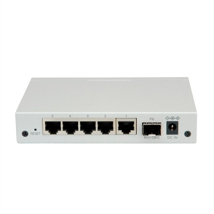 EAN 7611990138128 - ROLINE 21.14.3523 switch Gestionado Gigabit Ethernet (10/100/1000) Gris imagen 4
