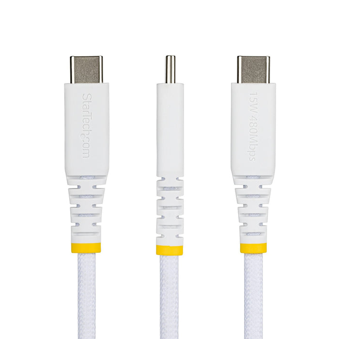 EAN 65030927758 - StarTech.com USB2AC3MBRWH cable USB USB 2.0 USB A USB C 0,48 Gbit/s imagen 3